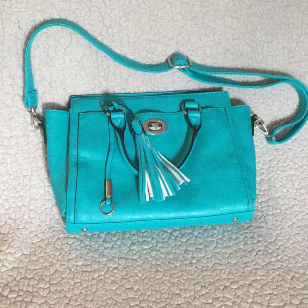 Turquoise Charming Charlie Purse
